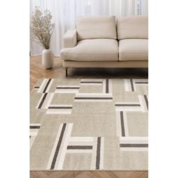 Homemaker Turin Blocks Rug Beige - thumbnail 1