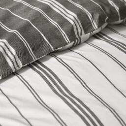 Catherine Lansfield Harbour Stripe Reversible Duvet Cover Set - thumbnail 4