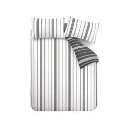 Catherine Lansfield Harbour Stripe Reversible Duvet Cover Set - thumbnail 5