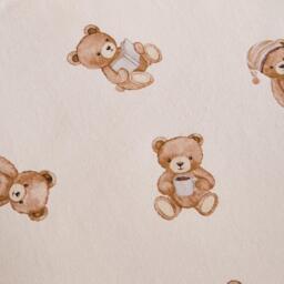 Catherine Lansfield Brushed Teddy Bear Cotton Fitted Sheet - thumbnail 2