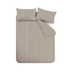 Catherine Lansfield Epping Textured Stripe Duvet Cover Set - thumbnail 5