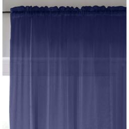 Enhanced Living 2 Plain Sheer Voile Panels with Rod Pocket (Pair) - thumbnail 2