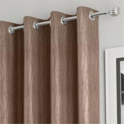 Enhanced Living Goodwood Silver Thermal Blockout Eyelet Curtains - thumbnail 2
