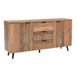 Urban Meuble Modern Console Table Brown Wood Stylish Storage - thumbnail 9