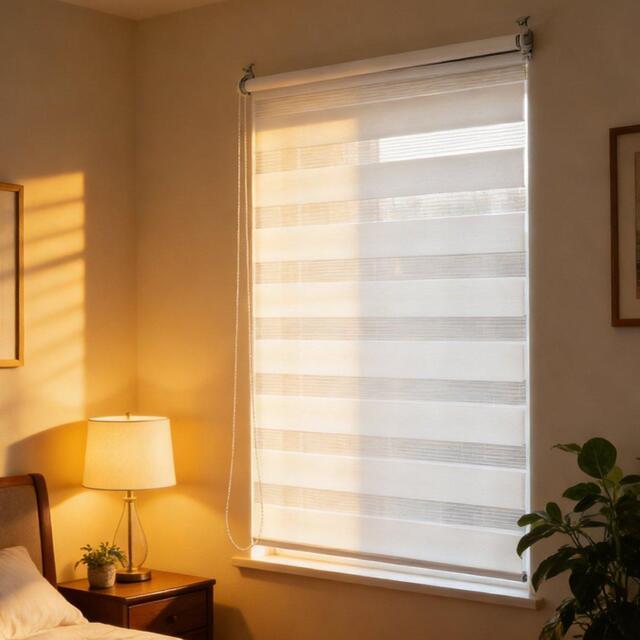 LIFE IDEAS Zebra Roller Shades Blinds - image 1