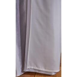 Homelife Striped Metallic Cuff with Faux Silk Eyelet Curtains - thumbnail 6
