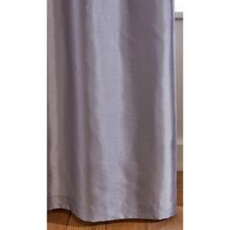 Homelife Striped Metallic Cuff with Faux Silk Eyelet Curtains - thumbnail 5