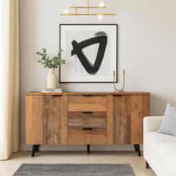 Urban Meuble Rustic Sideboard Space Saver Ample Storage