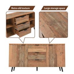 Urban Meuble Rustic Sideboard Space Saver Ample Storage - thumbnail 7
