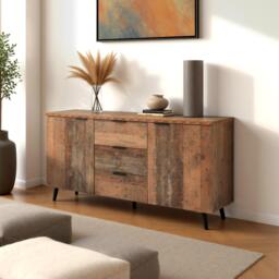 Urban Meuble Rustic Sideboard Space Saver Ample Storage - thumbnail 3