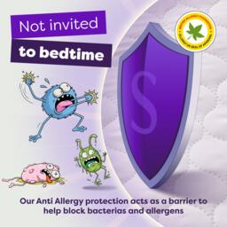 Slumberdown Anti Allergy Mattress Protector - thumbnail 7