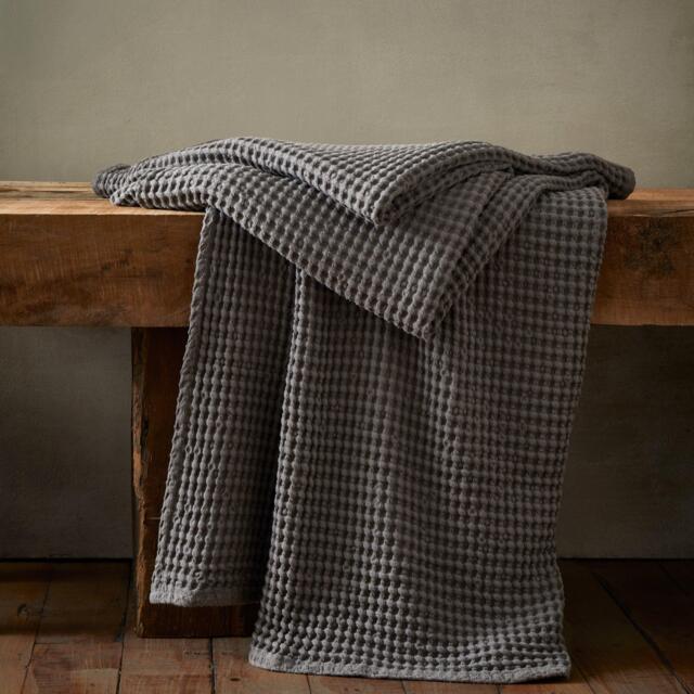Pineapple Elephant Jaipur Chunky Waffle Cotton Blanket Throw