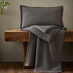Pineapple Elephant Jaipur Chunky Waffle Cotton Blanket Throw - thumbnail 4