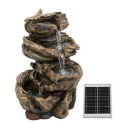 Streetwize Solar Water Feature - Rock Stack Water Fountain - thumbnail 2