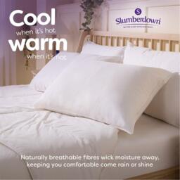 Slumberdown Wonderful Wool Medium Support Pillow - thumbnail 2