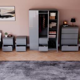 Lassic Vida Designs Glinton Gloss 4 Piece Bedroom Set 7 - thumbnail 2