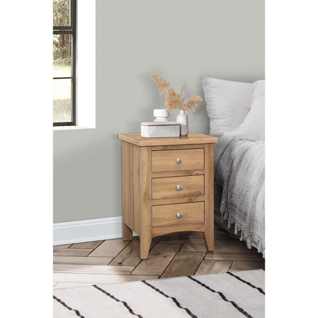 Birlea Hampstead 3 Drawer Bedside