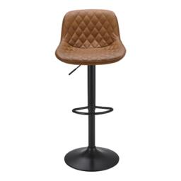 Kabinet UK 2-Set PU Leather Counter Swivel Height Bar Stools - thumbnail 3