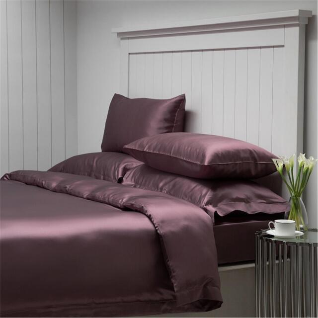 Luxe Pure Silk Oxford Border Duvet Cover - image 1
