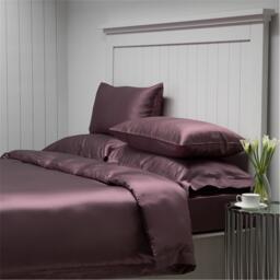 Luxe Pure Silk Oxford Border Duvet Cover