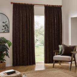 Yard Heavy Chenille Fully Lined Pencil Pleat Curtains - thumbnail 2