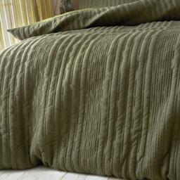 Pineapple Elephant Tamba Jersey Stripe Quilted Duvet Cover Set - thumbnail 3