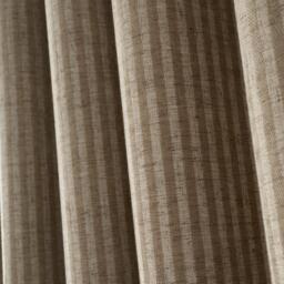 Bianca Chenille Stripe Lined Eyelet Curtains - thumbnail 4