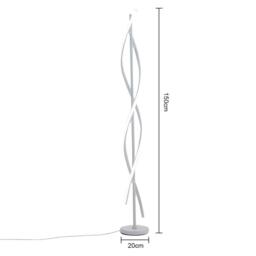 Kabinet UK 60W Modern LED Floor Lamp for Living Room & Office - thumbnail 6