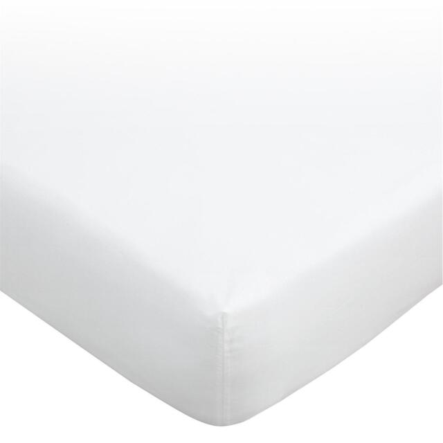 Biba 180 Thread Count White Fitted Sheet - image 1