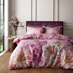 RHS by Catherine Lansfield Rosemoor Floral So Soft Duvet Cover Set - thumbnail 1