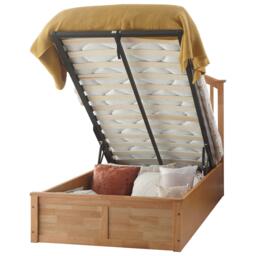 GFW GFW Madrid Wooden Ottoman Storage Bed 90cm - thumbnail 3