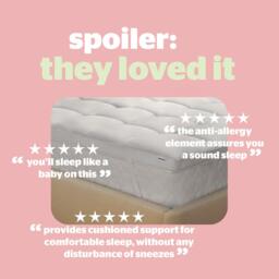 Silentnight Anti-allergy 5cm Ultimate Mattress Topper - thumbnail 8