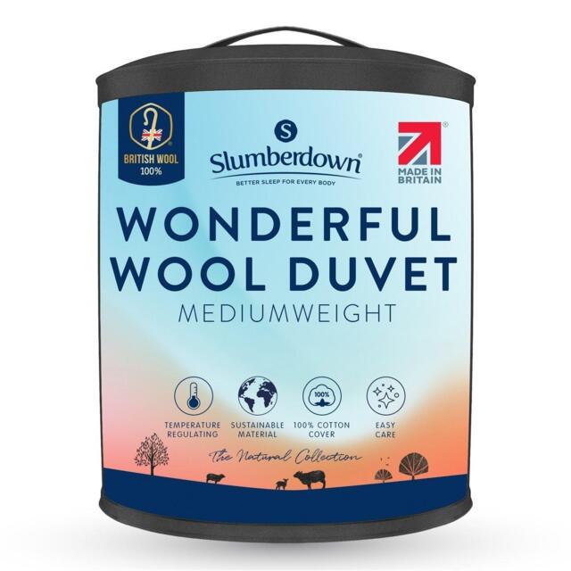 Slumberdown Wonderful Wool 375gsm Medium Duvet - image 1