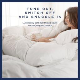 Snuggledown Hungarian Goose Down 4.5 Tog Duvet + 2 Pillows - thumbnail 2