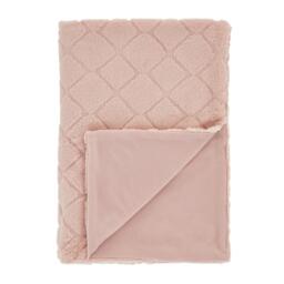 Catherine Lansfield Cosy Diamond Faux Fur Soft Blanket Throw - thumbnail 4