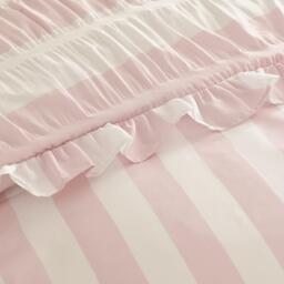 Catherine Lansfield Seersucker Frill Stripe Duvet Cover Set - thumbnail 4