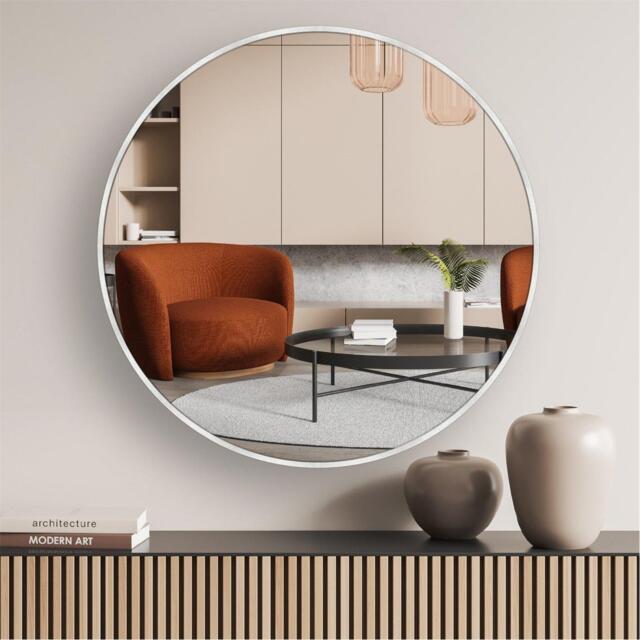 nielsen Jaron Round Aluminium Wall Mirror - image 1