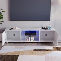 Lassic Vida Designs Cosmo 2 Door Multi LED TV Unit 140cm - thumbnail 7