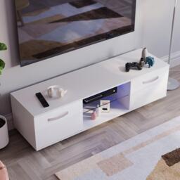 Lassic Vida Designs Cosmo 2 Door Multi LED TV Unit 140cm - thumbnail 6