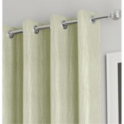 Enhanced Living Goodwood Silver Thermal Blockout Eyelet Curtains - thumbnail 3
