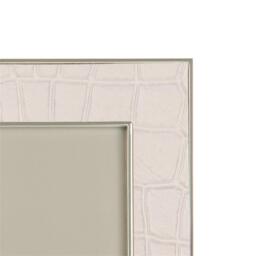 Addison Ross AddisonRoss Cream Faux Croc Photo Frame - thumbnail 2