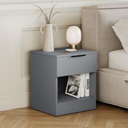 Lassic Trega 1 Drawer Bedside Chest Set Of 2 - thumbnail 4