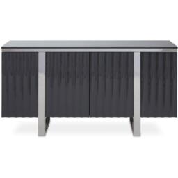 Fifty Five South Genoa Four Door Grey Sideboard