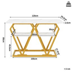 Urban Meuble Modern Console Table with Storage Shelf - thumbnail 6