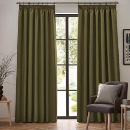 Furn Dawn Textured Blackout Pencil Pleat Curtains - thumbnail 2