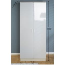 Homelife Carleton 3 Piece Gloss Bedroom Set - thumbnail 2