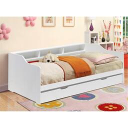 Comfy Living Wooden Day Bed with Trundle and Mattresses - thumbnail 2