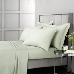 Bianca 400 Thread Count Cotton Sateen Fitted Sheet - thumbnail 3