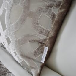 Catherine Lansfield Lattice Cut Velvet Cushion - thumbnail 2