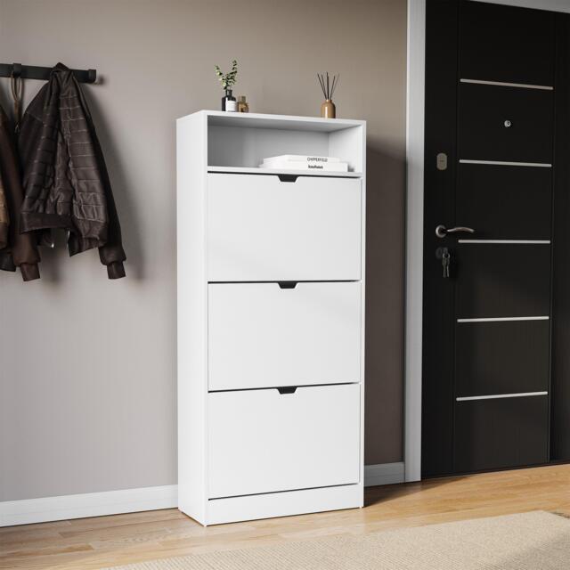 Lassic Vida Designs 3 Drawer Shoe Cabinet With Shelf - image 1